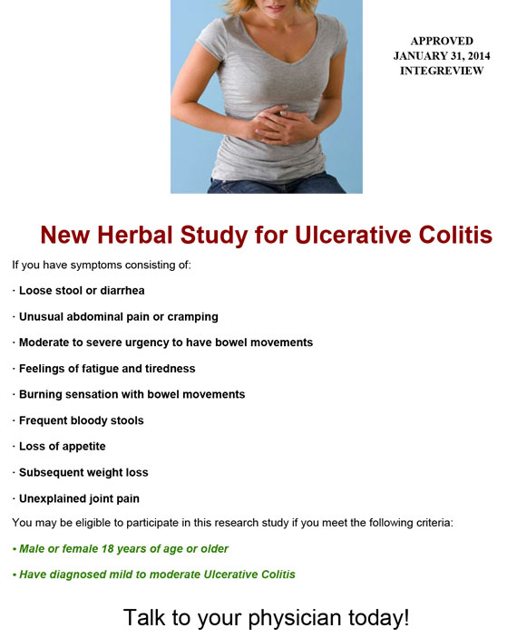 Herbal Study Ulcerative Colitis